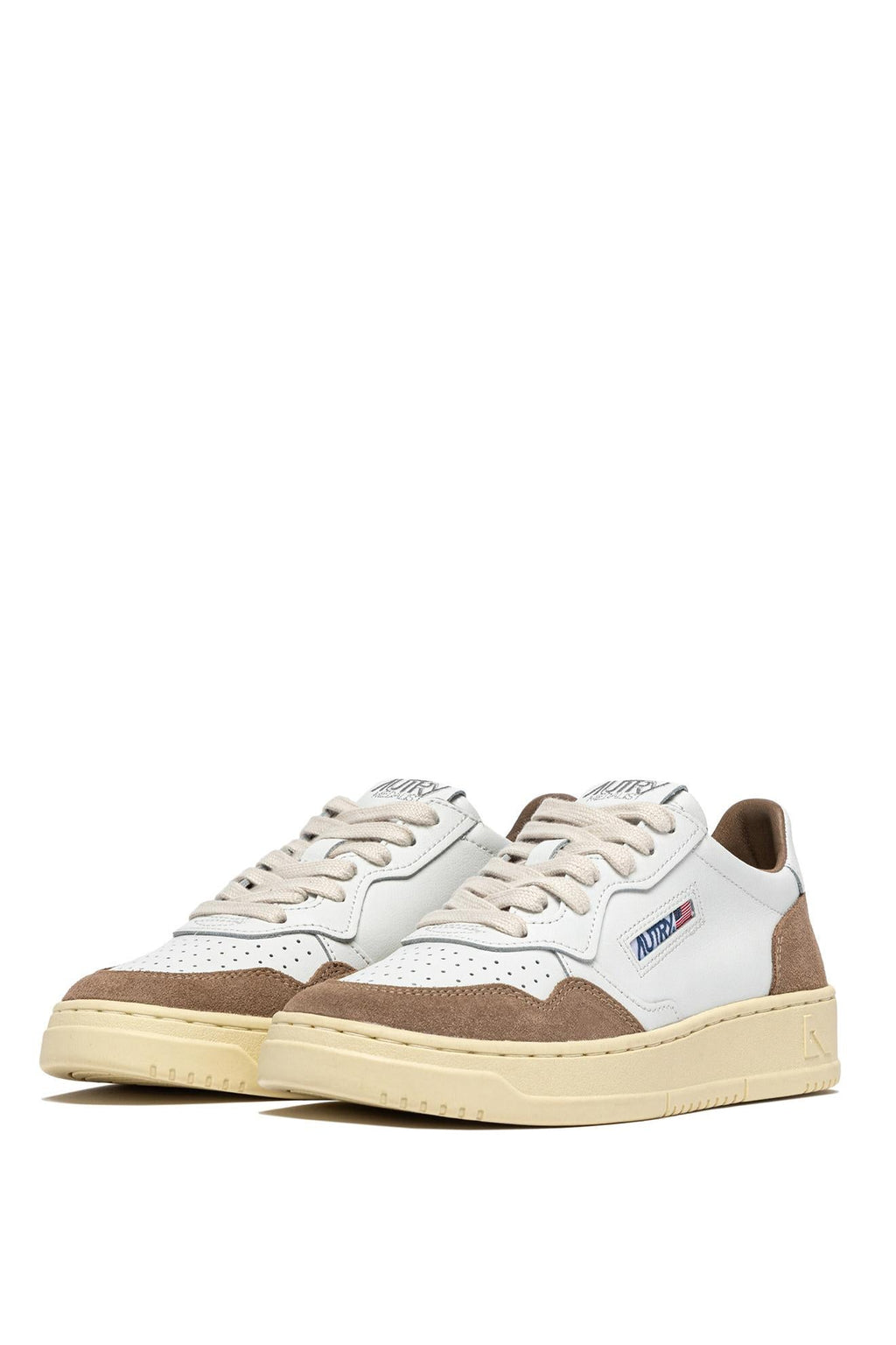 Sneaker femme medalist en cuir supersoft et daim