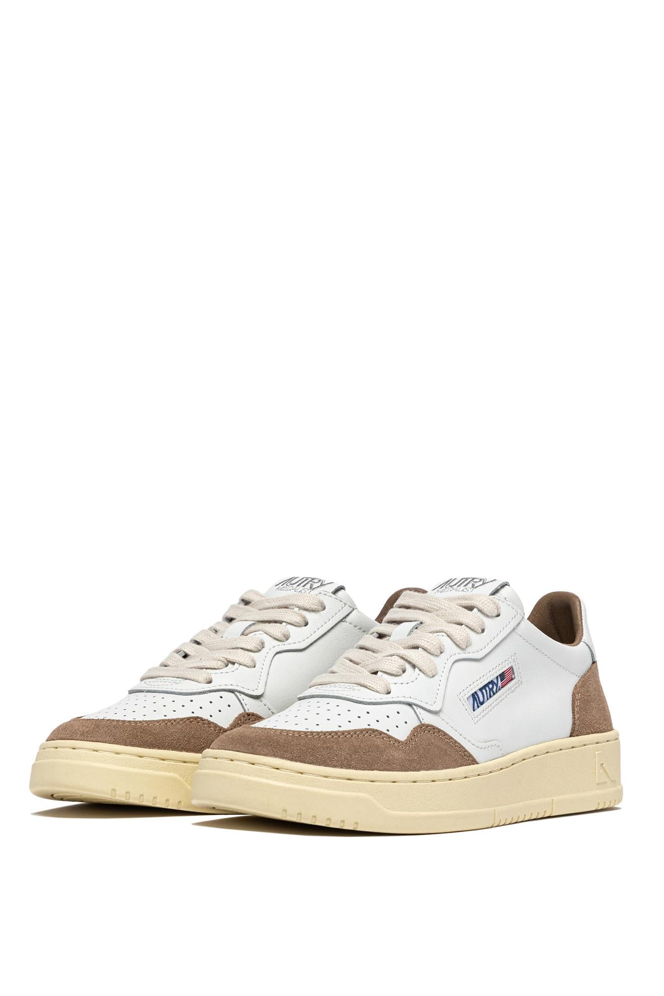 Sneaker femme medalist en cuir supersoft et daim