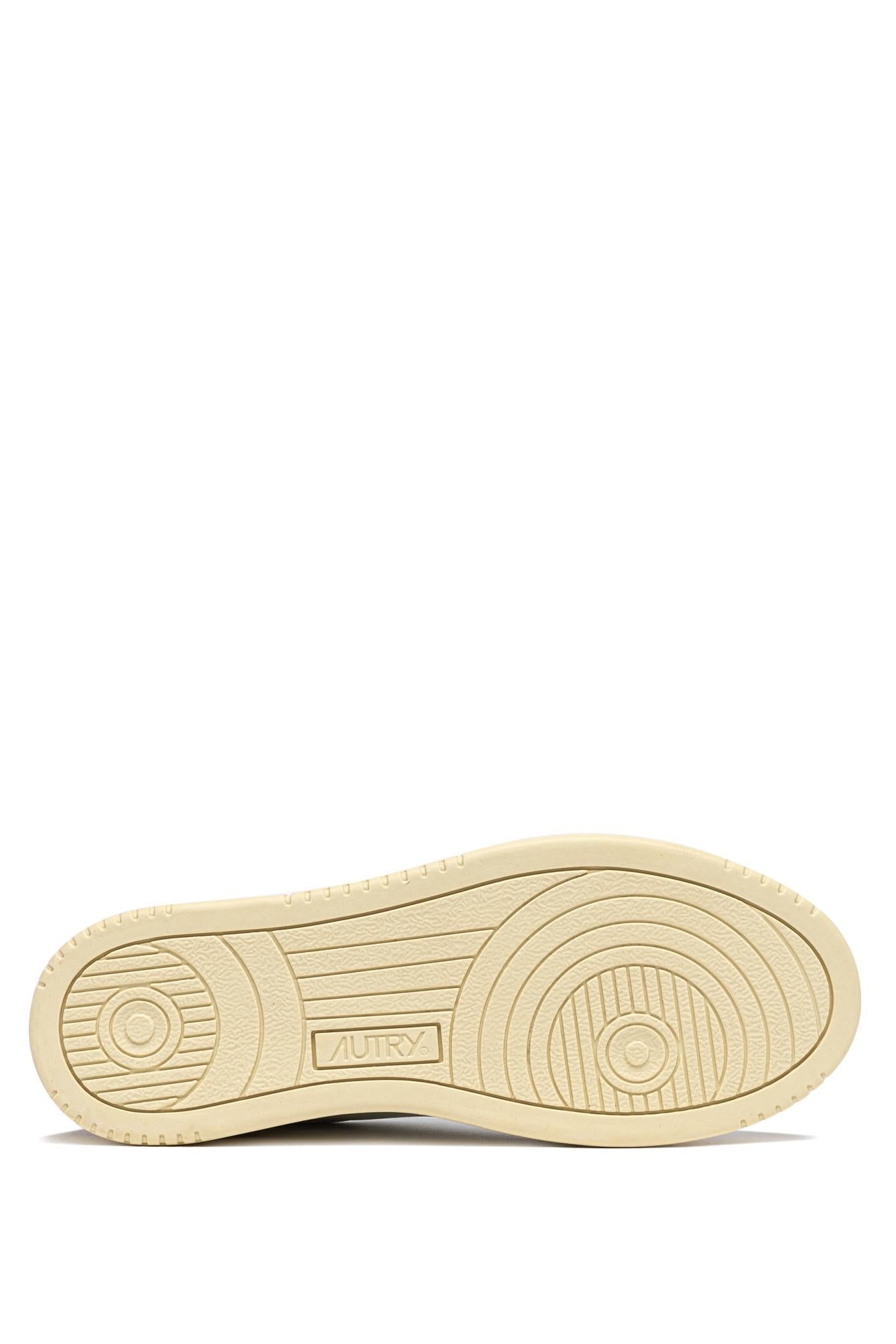 Sneaker femme medalist en cuir de chèvre et daim