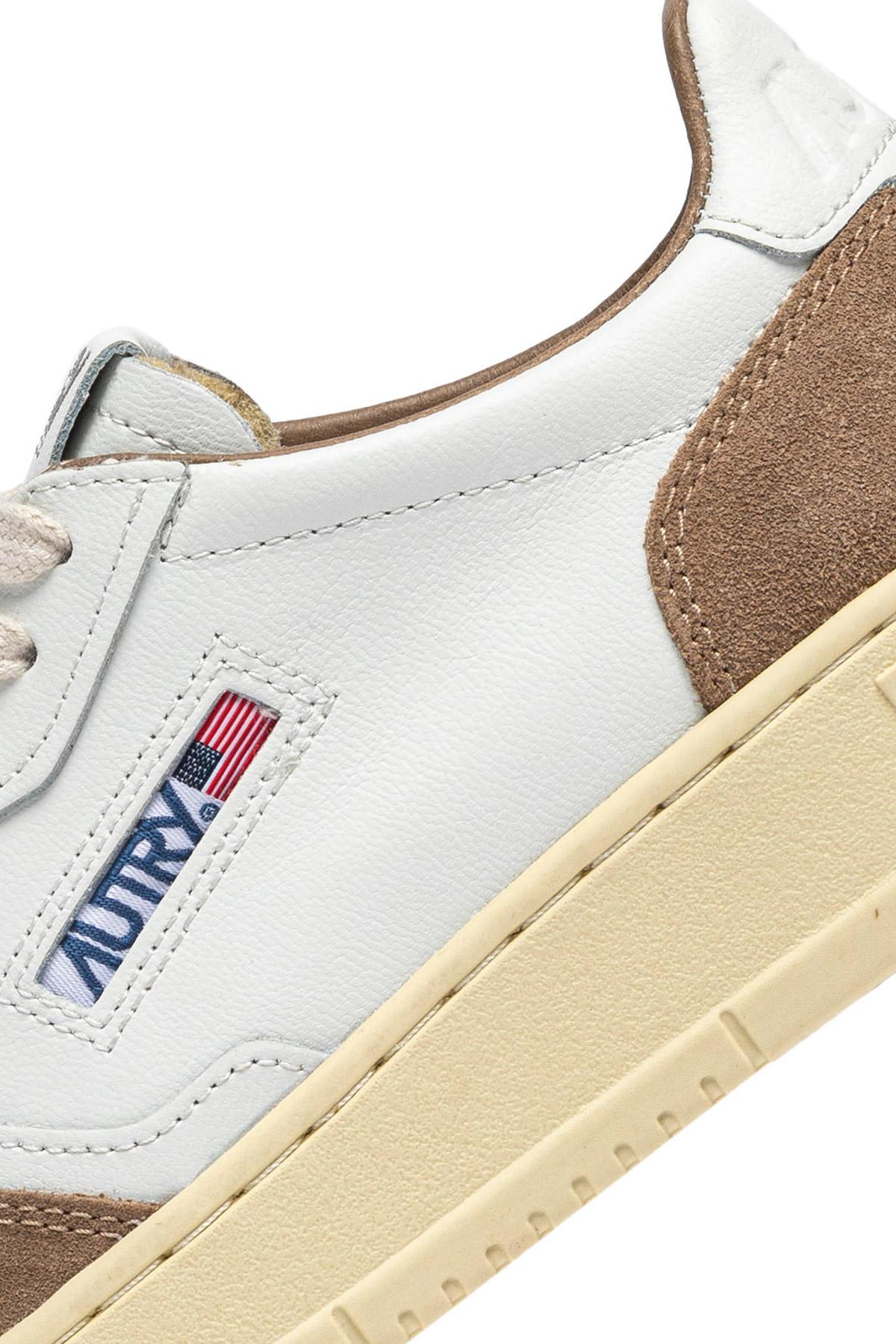 Sneaker femme medalist en cuir supersoft et daim