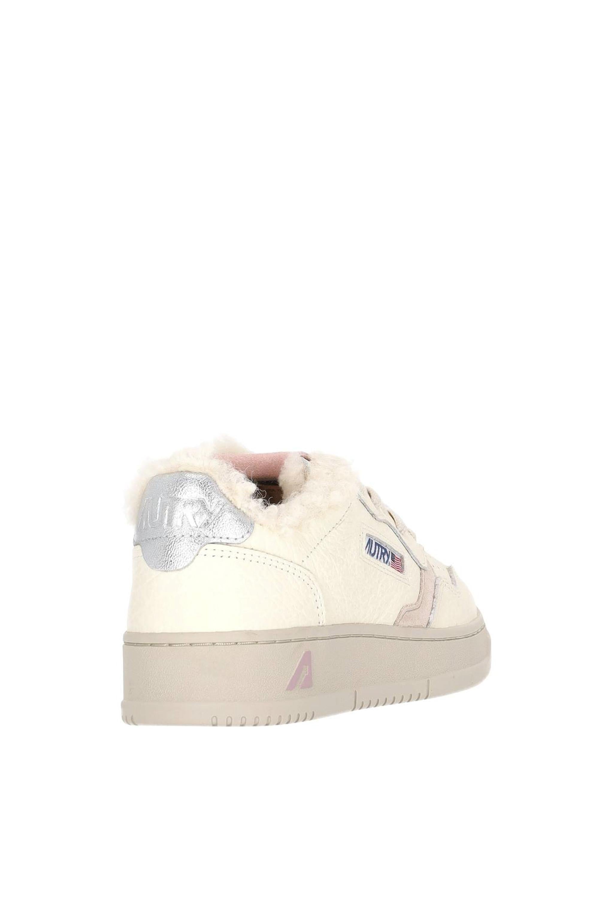 Sneaker medalist femme en cuir éléphant doublure peluche