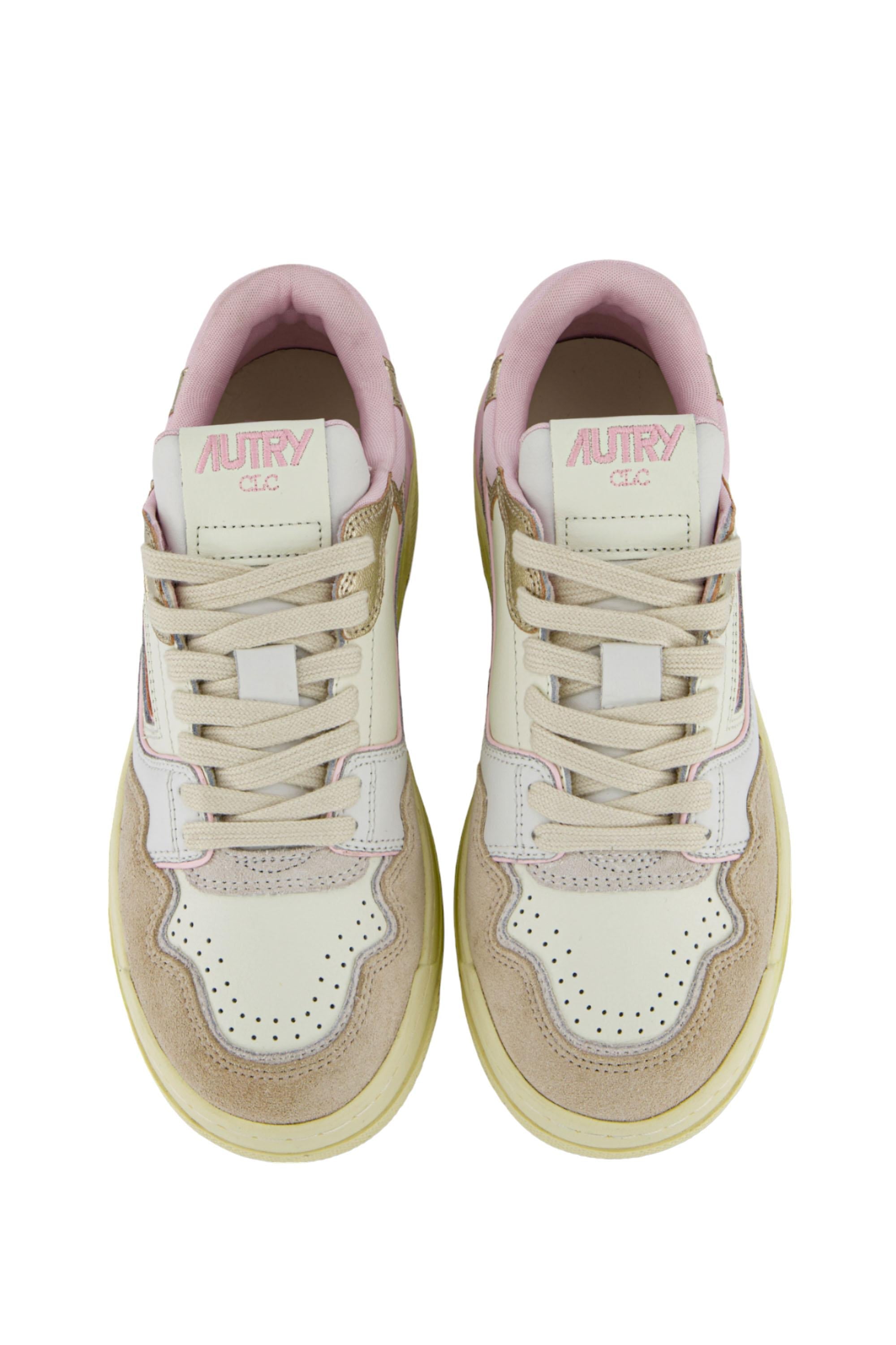 Sneaker basket femme clc avec détails roses