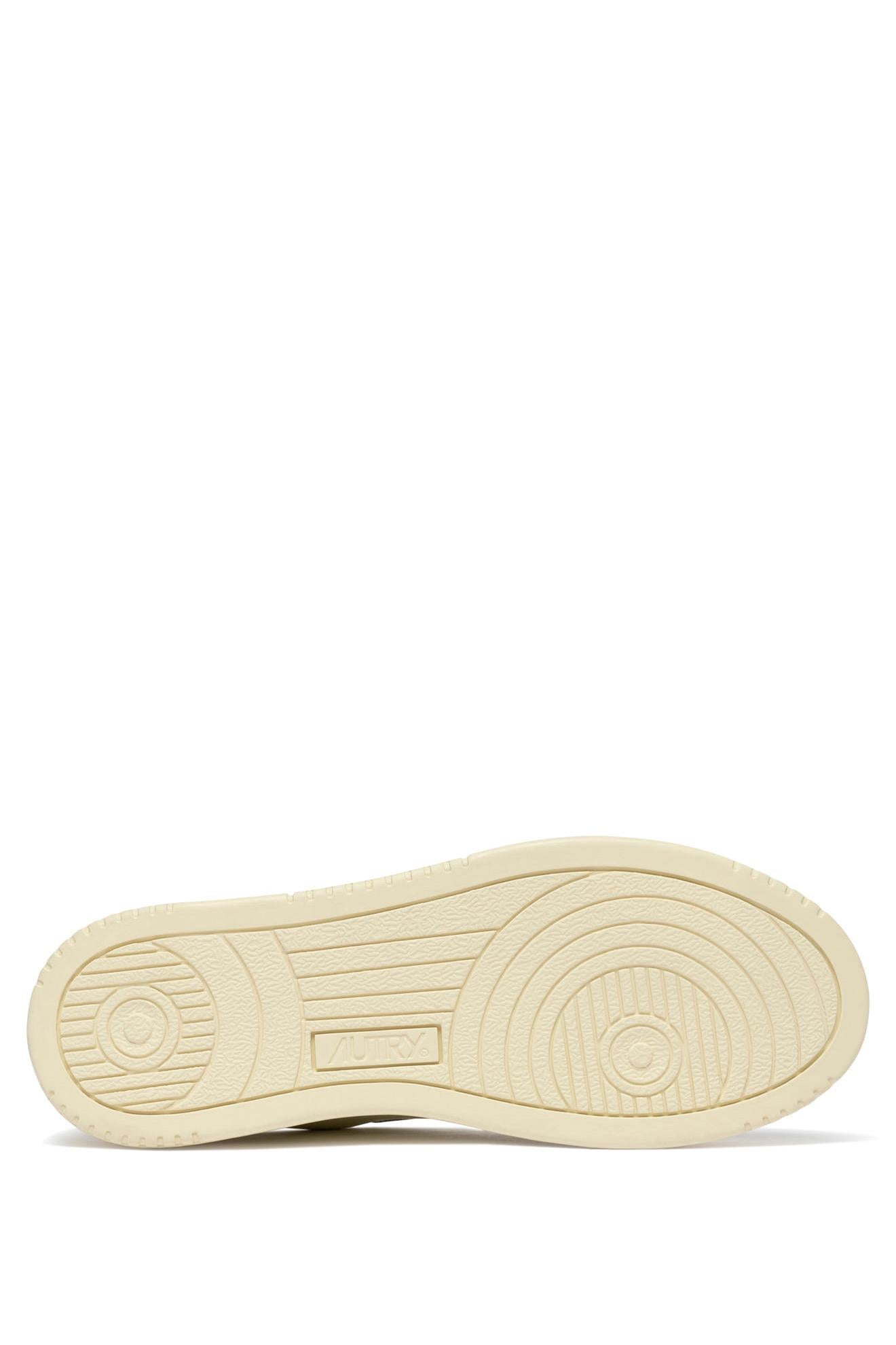 Sneaker femme medalist en cuir avec détails macramé