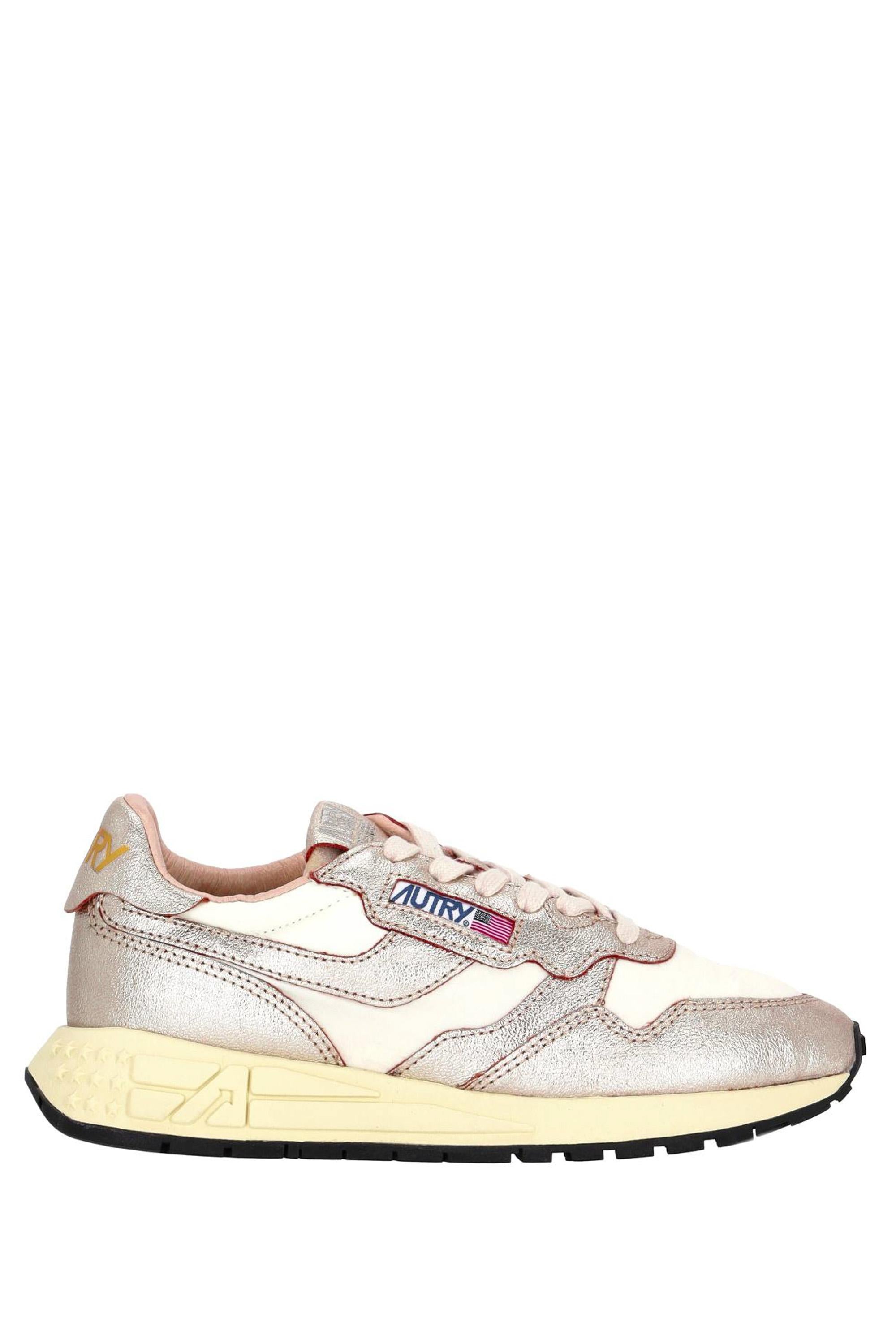 Sneaker reelwind femme en cuir et nylon