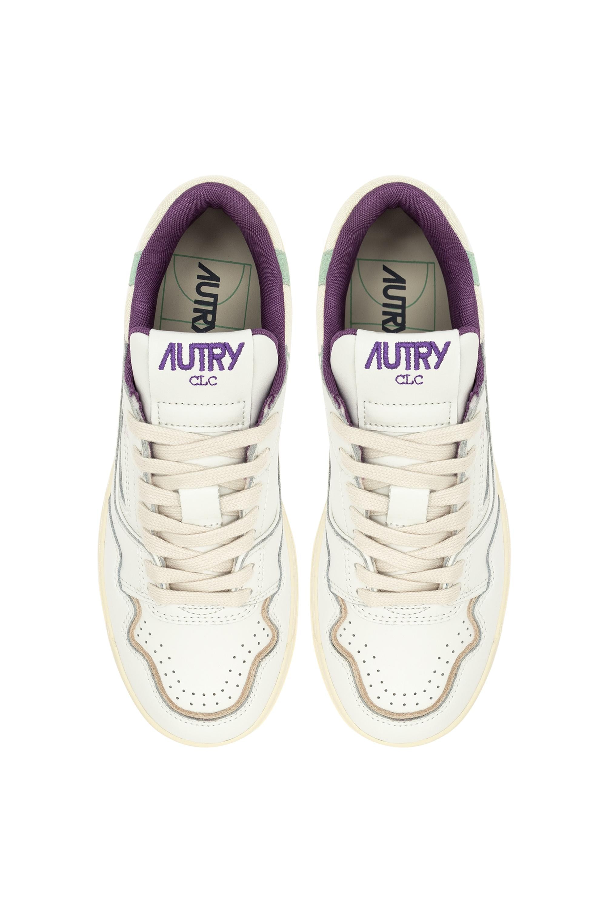 Sneaker femme clc avec détails violets