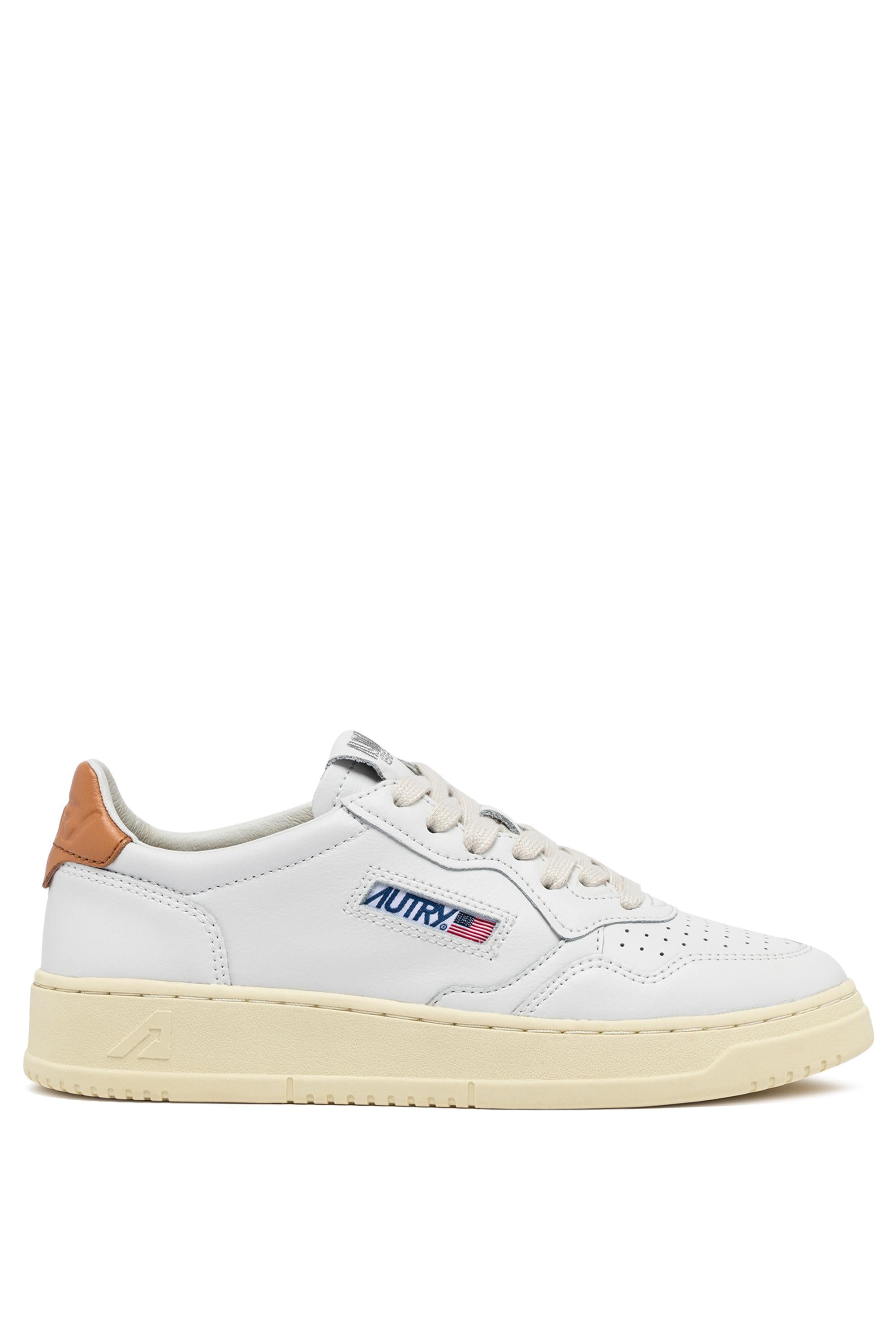 Sneaker femme medalist contrefort noisette