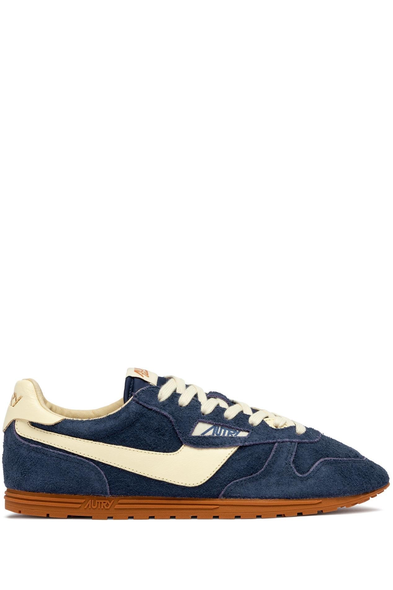 Sneaker windspin en daim