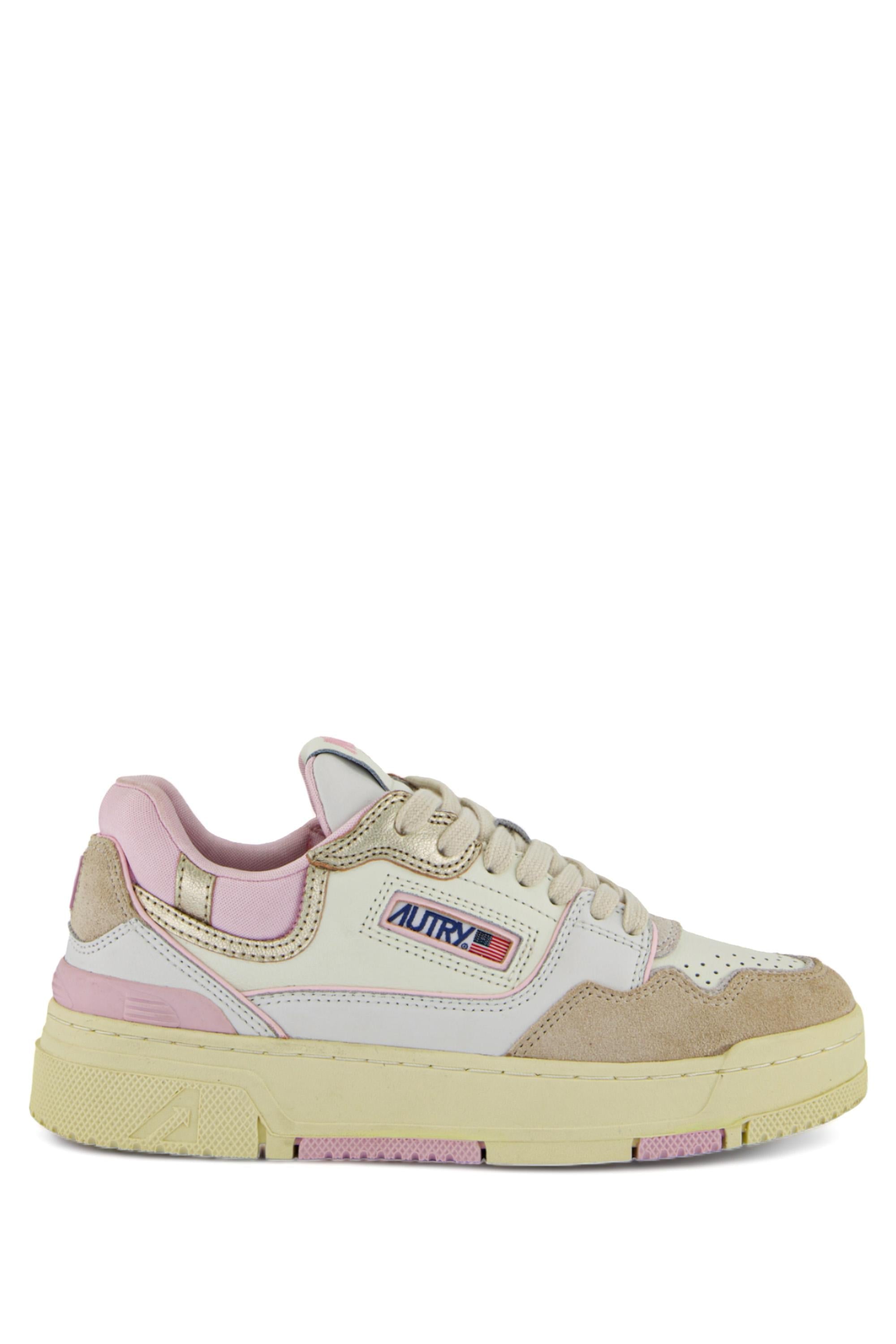 Sneaker basket femme clc avec détails roses