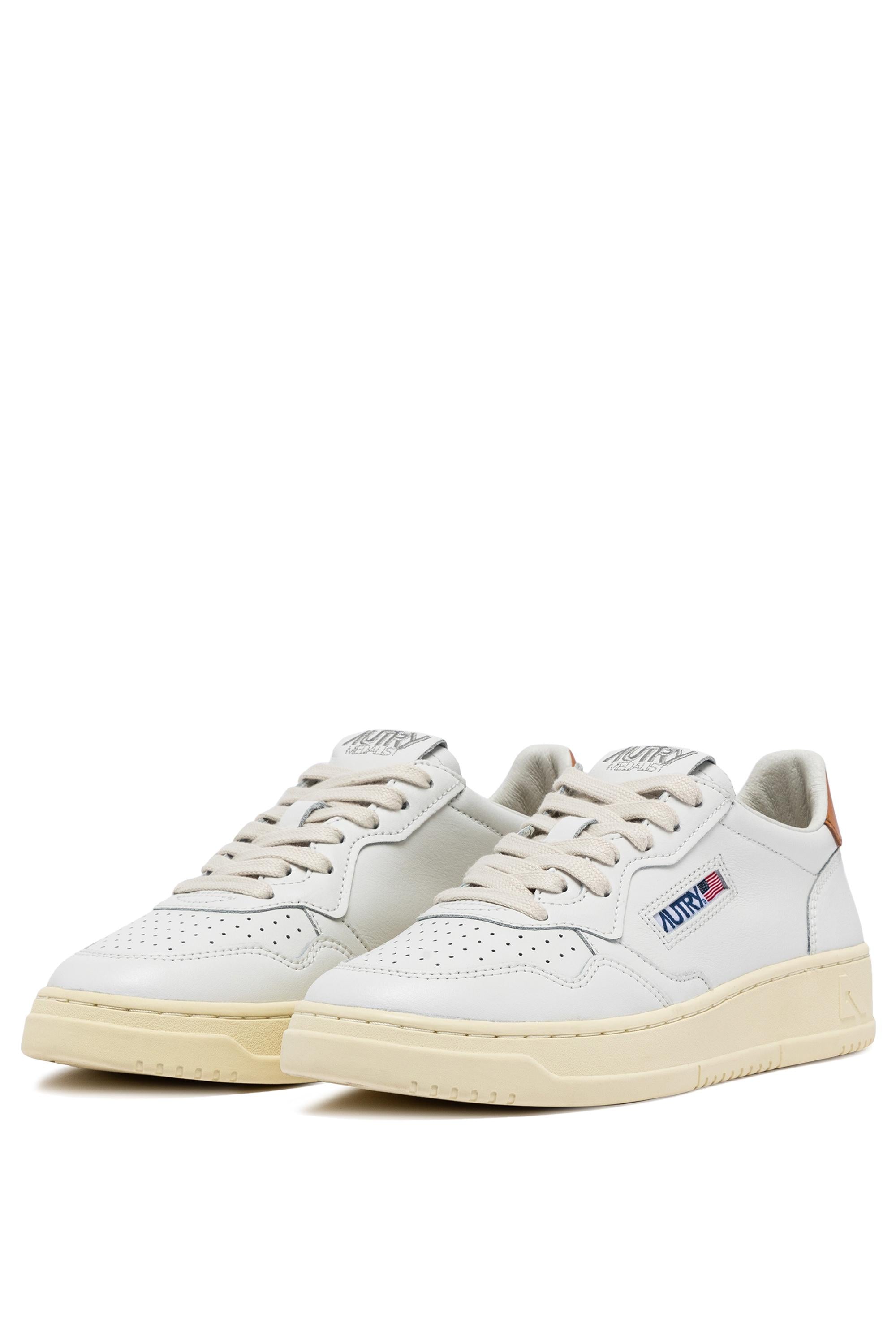 Sneaker femme medalist contrefort noisette