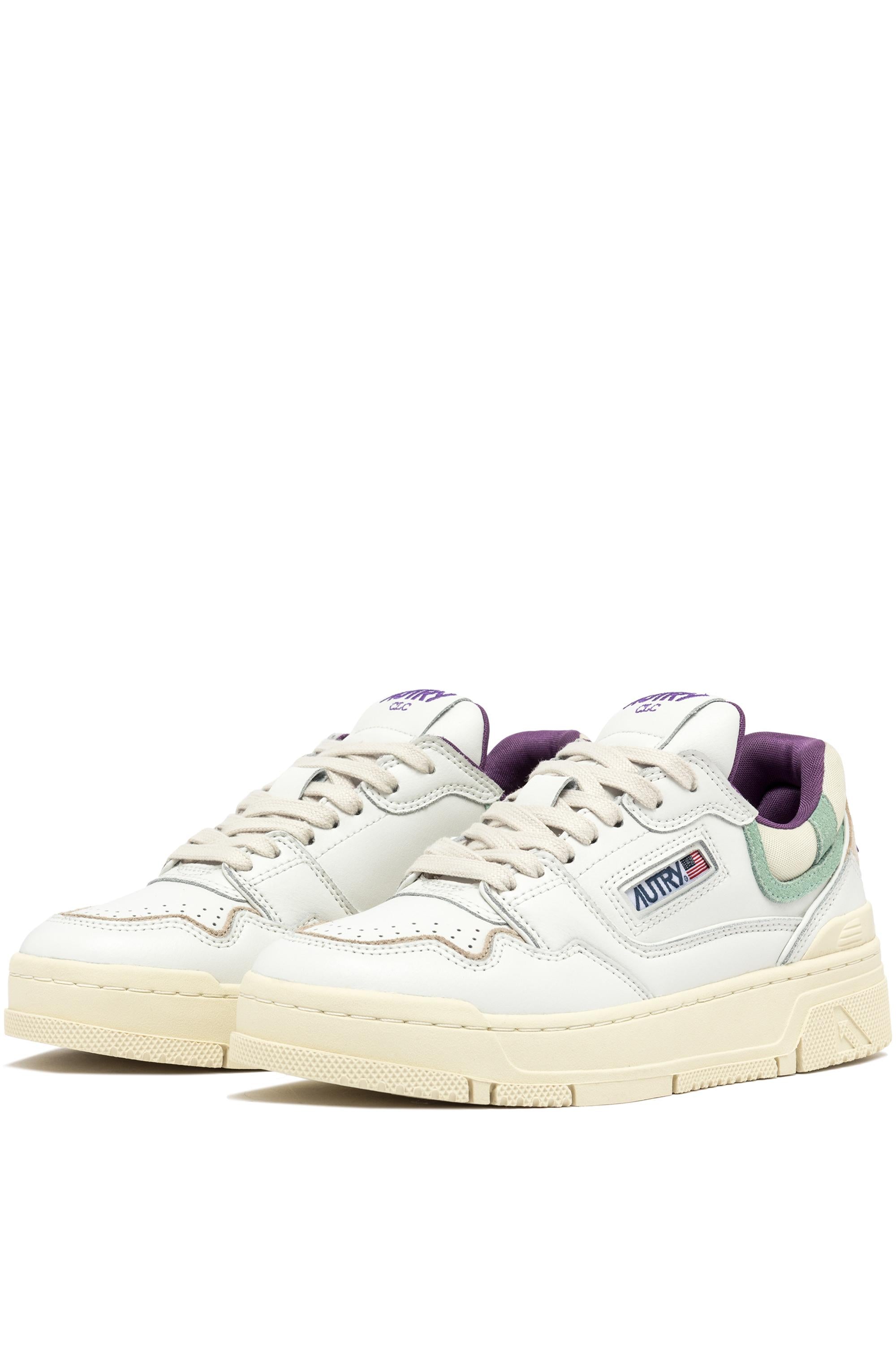 Sneaker femme clc avec détails violets