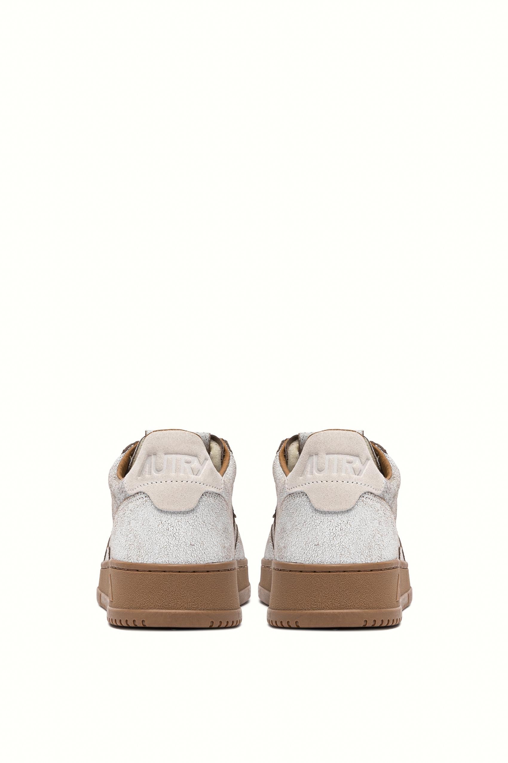 Sneaker en cuir craquelé modèle medalist