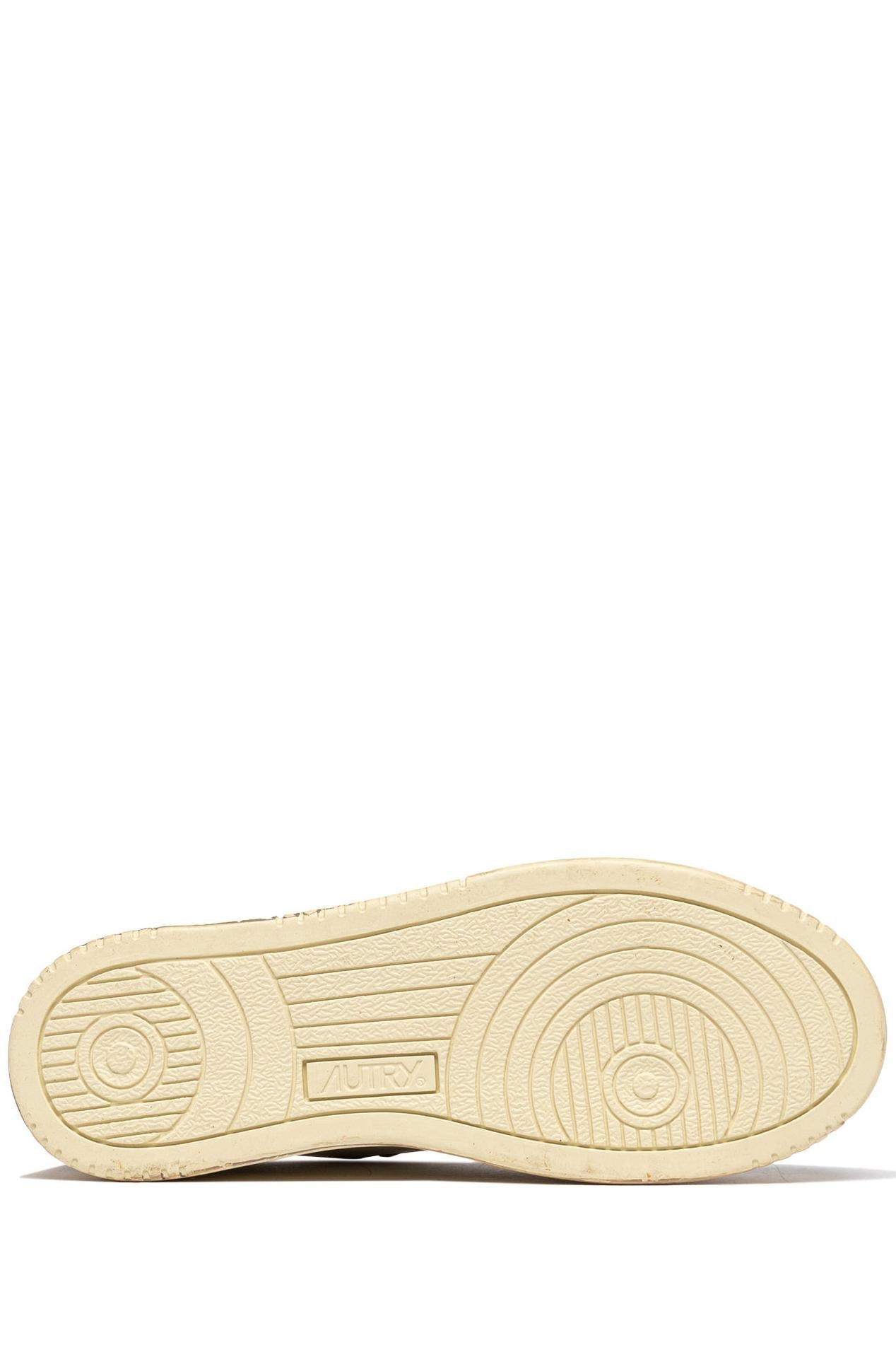 Sneaker medalist supervintage en cuir bicoloree