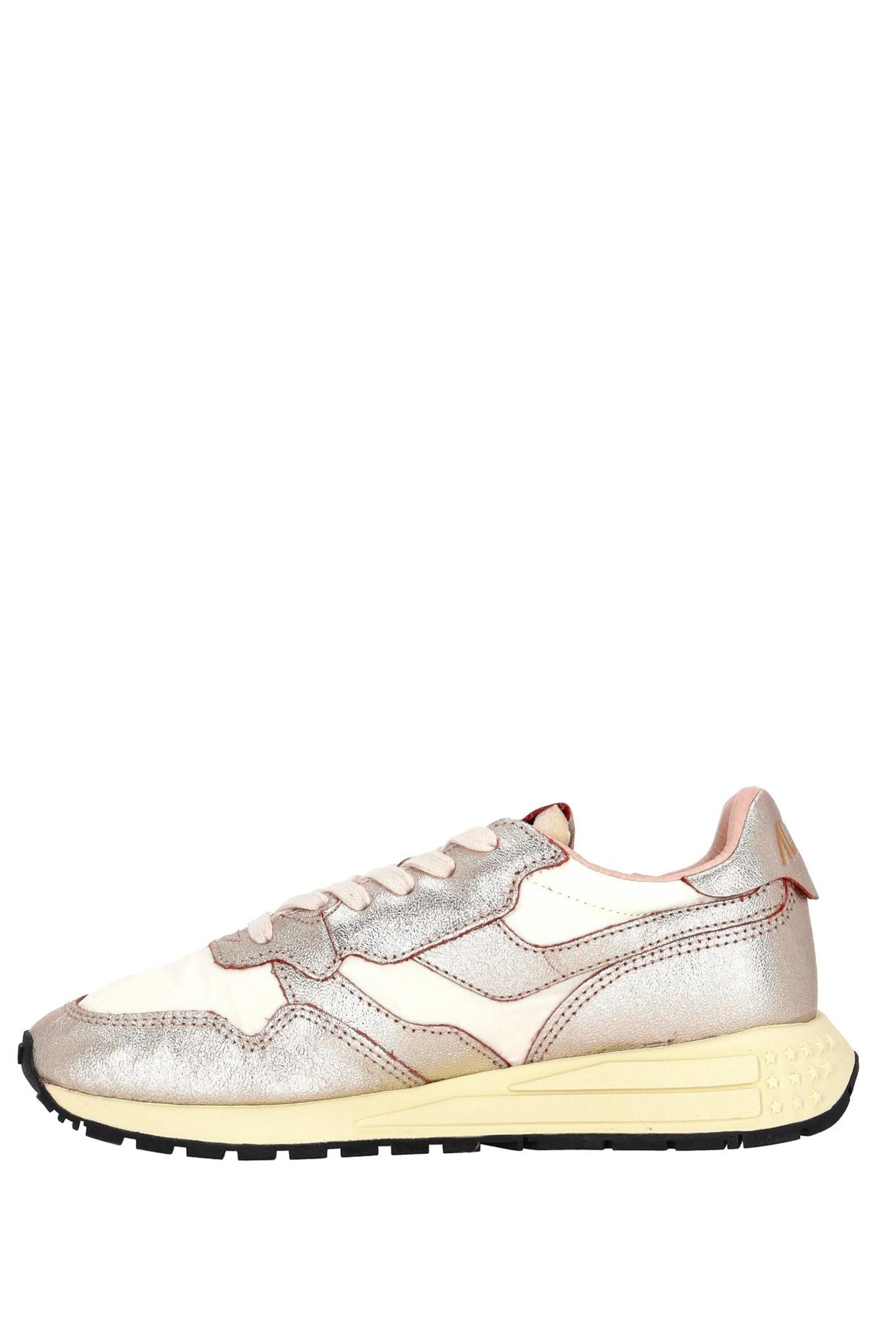 Sneaker reelwind femme en cuir et nylon