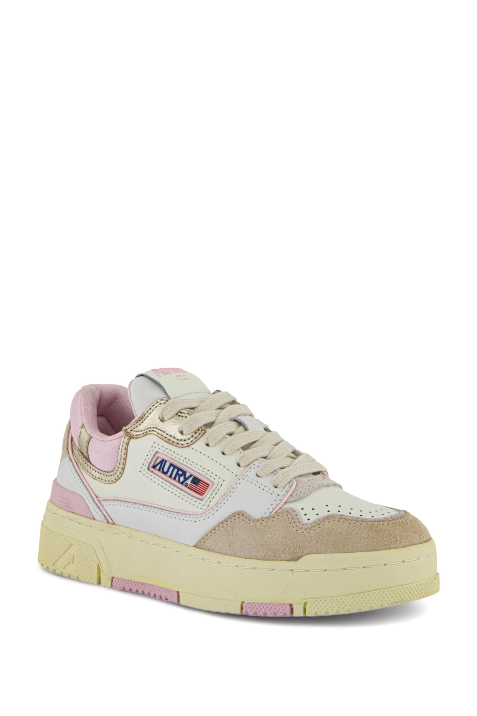 Sneaker basket femme clc avec détails roses