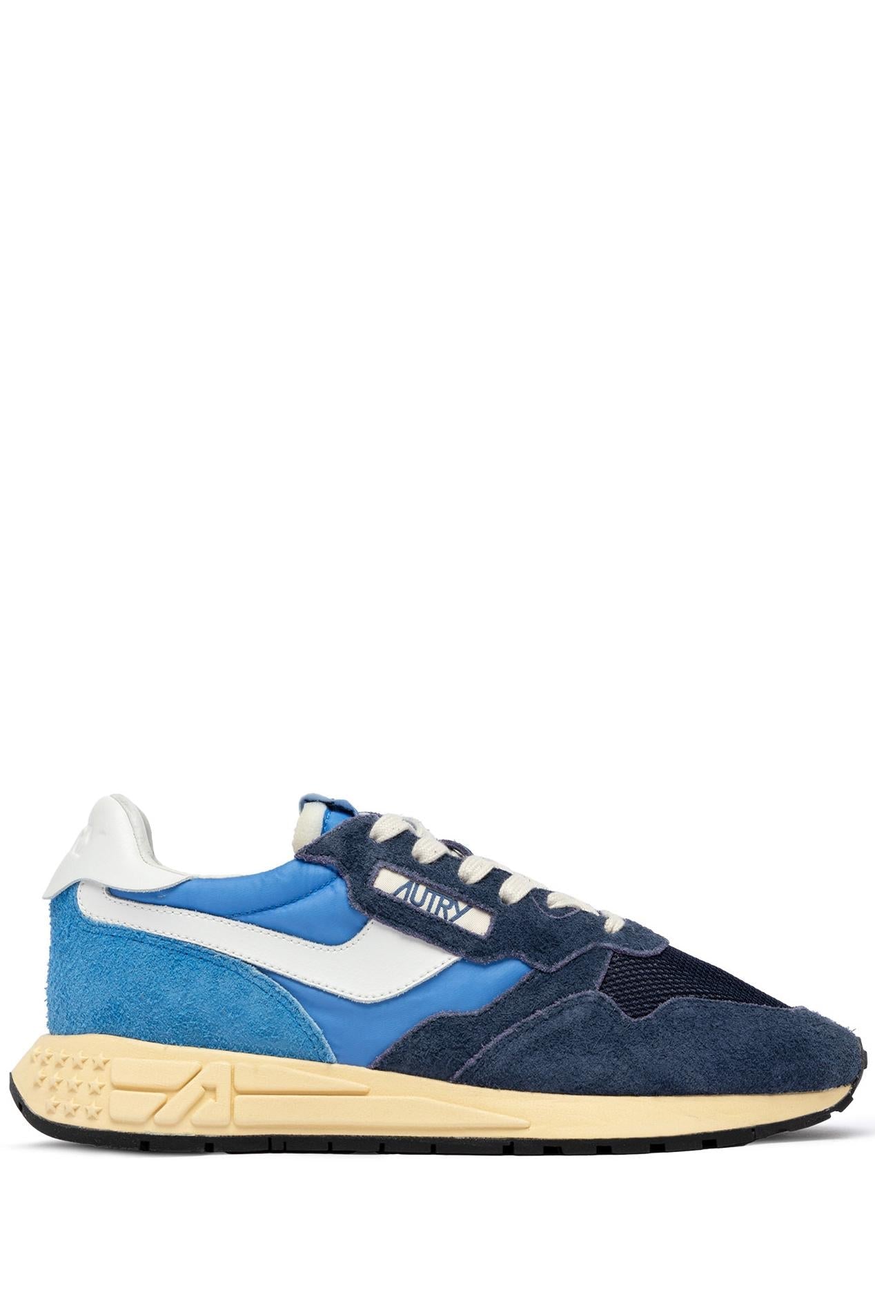 Sneaker reelwind en daim bicoloree et mesh