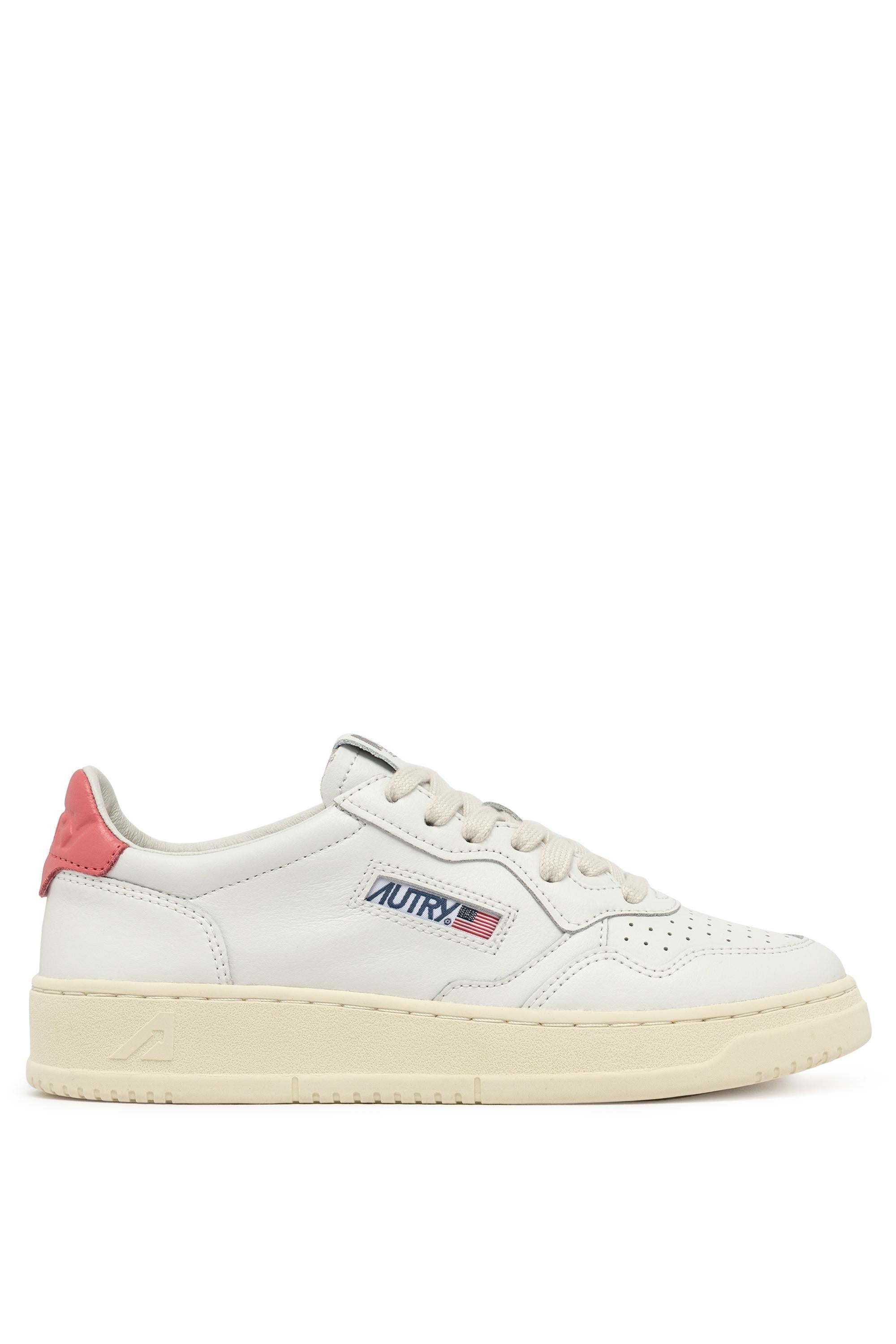 Sneaker femme medalist contrefort rose intense